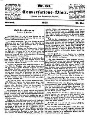 Regensburger Conversations-Blatt (Regensburger Tagblatt) Mittwoch 23. Mai 1855