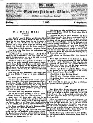 Regensburger Conversations-Blatt (Regensburger Tagblatt) Freitag 7. September 1855