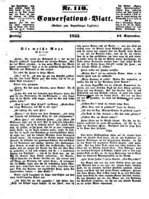 Regensburger Conversations-Blatt (Regensburger Tagblatt) Freitag 14. September 1855