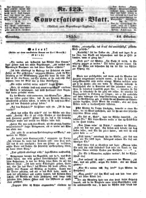 Regensburger Conversations-Blatt (Regensburger Tagblatt) Sonntag 14. Oktober 1855