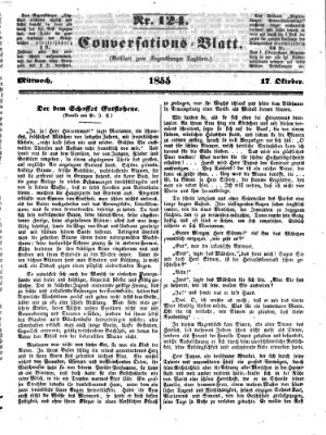 Regensburger Conversations-Blatt (Regensburger Tagblatt) Mittwoch 17. Oktober 1855