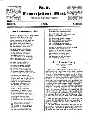 Regensburger Conversations-Blatt (Regensburger Tagblatt) Mittwoch 4. Januar 1854