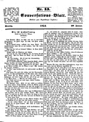 Regensburger Conversations-Blatt (Regensburger Tagblatt) Sonntag 29. Januar 1854