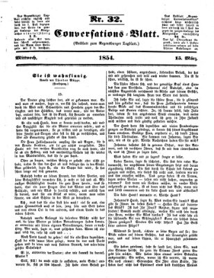 Regensburger Conversations-Blatt (Regensburger Tagblatt) Mittwoch 15. März 1854