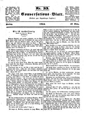 Regensburger Conversations-Blatt (Regensburger Tagblatt) Freitag 17. März 1854