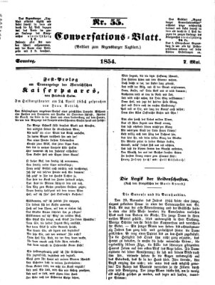 Regensburger Conversations-Blatt (Regensburger Tagblatt) Sonntag 7. Mai 1854