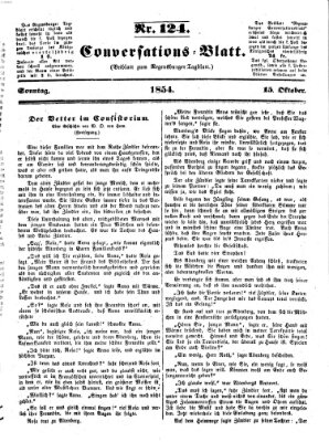 Regensburger Conversations-Blatt (Regensburger Tagblatt) Sonntag 15. Oktober 1854