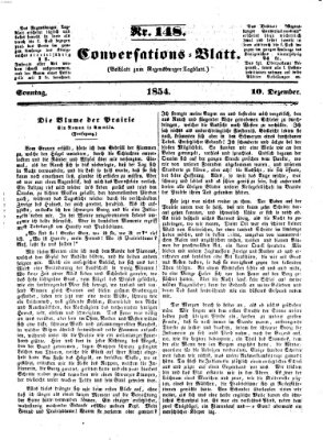 Regensburger Conversations-Blatt (Regensburger Tagblatt) Sonntag 10. Dezember 1854