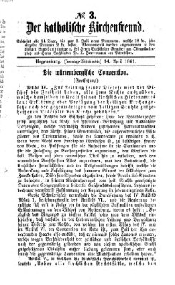 Der katholische Kirchenfreund (Der katholische Volksfreund) Sonntag 14. April 1861