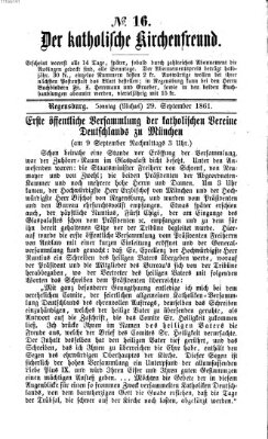 Der katholische Kirchenfreund (Der katholische Volksfreund) Sonntag 29. September 1861