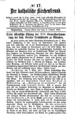 Der katholische Kirchenfreund (Der katholische Volksfreund) Sonntag 6. Oktober 1861