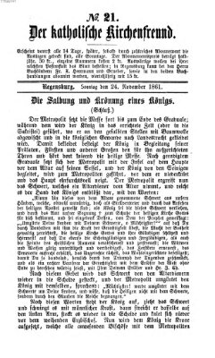 Der katholische Kirchenfreund (Der katholische Volksfreund) Sonntag 24. November 1861