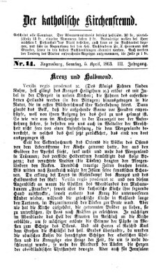 Der katholische Kirchenfreund (Der katholische Volksfreund) Sonntag 5. April 1863