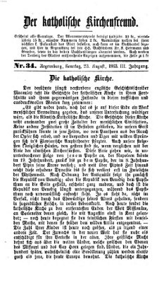 Der katholische Kirchenfreund (Der katholische Volksfreund) Sonntag 23. August 1863