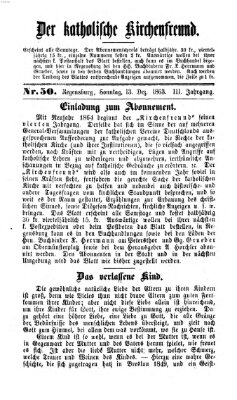 Der katholische Kirchenfreund (Der katholische Volksfreund) Sonntag 13. Dezember 1863