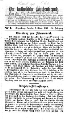 Der katholische Kirchenfreund (Der katholische Volksfreund) Sonntag 3. Januar 1864