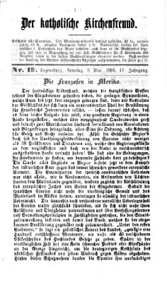 Der katholische Kirchenfreund (Der katholische Volksfreund) Sonntag 8. Mai 1864