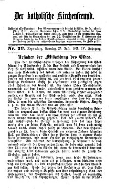 Der katholische Kirchenfreund (Der katholische Volksfreund) Sonntag 24. Juli 1864