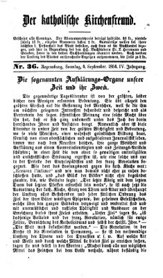 Der katholische Kirchenfreund (Der katholische Volksfreund) Sonntag 4. September 1864