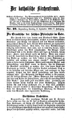 Der katholische Kirchenfreund (Der katholische Volksfreund) Sonntag 11. September 1864