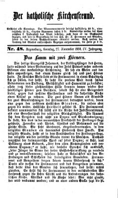 Der katholische Kirchenfreund (Der katholische Volksfreund) Sonntag 27. November 1864