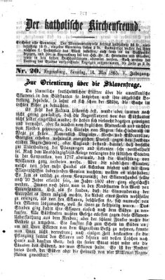 Der katholische Kirchenfreund (Der katholische Volksfreund) Sonntag 14. Mai 1865