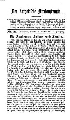 Der katholische Kirchenfreund (Der katholische Volksfreund) Sonntag 8. Oktober 1865