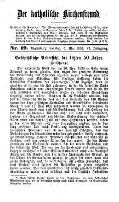 Der katholische Kirchenfreund (Der katholische Volksfreund) Sonntag 6. Mai 1866