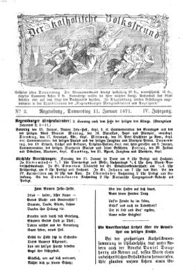 Der katholische Volksfreund Mittwoch 11. Januar 1871