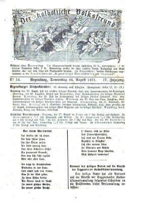 Der katholische Volksfreund Donnerstag 24. August 1871