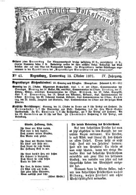 Der katholische Volksfreund Donnerstag 12. Oktober 1871