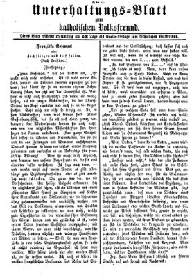 Der katholische Volksfreund Donnerstag 19. Januar 1871