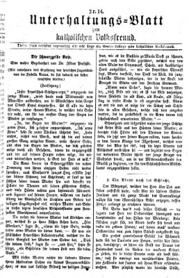 Der katholische Volksfreund Donnerstag 6. April 1871