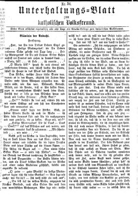 Der katholische Volksfreund Donnerstag 24. August 1871