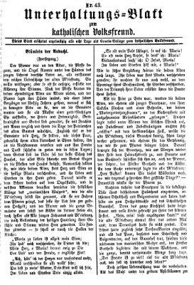 Der katholische Volksfreund Donnerstag 26. Oktober 1871