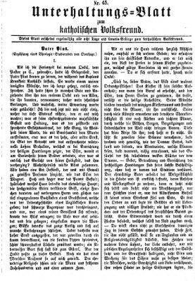 Der katholische Volksfreund Donnerstag 9. November 1871