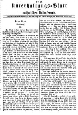 Der katholische Volksfreund Donnerstag 23. November 1871