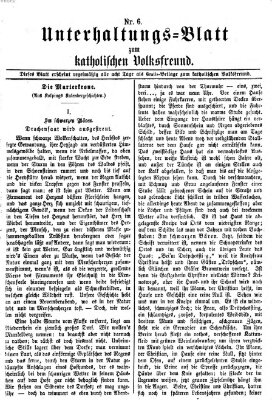 Der katholische Volksfreund Donnerstag 8. Februar 1872