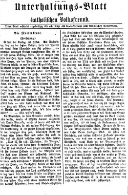 Der katholische Volksfreund Donnerstag 9. Mai 1872