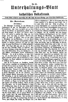 Der katholische Volksfreund Donnerstag 23. Mai 1872