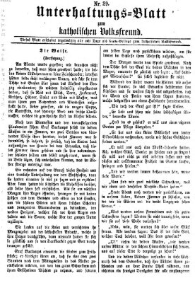 Der katholische Volksfreund Donnerstag 18. Juli 1872