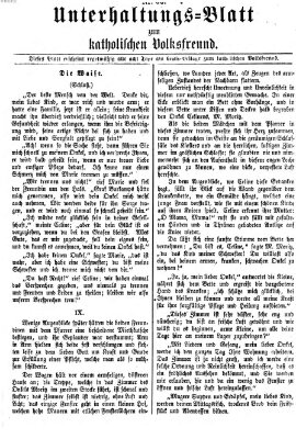 Der katholische Volksfreund Donnerstag 25. Juli 1872