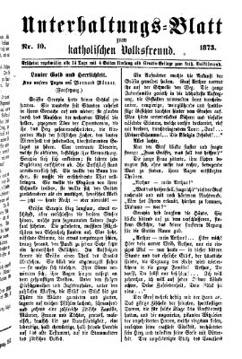 Der katholische Volksfreund Donnerstag 8. Mai 1873