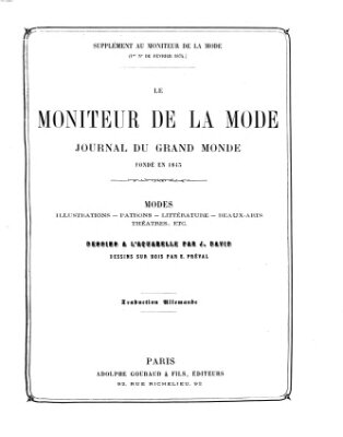 Le Moniteur de la mode Samstag 7. Februar 1874