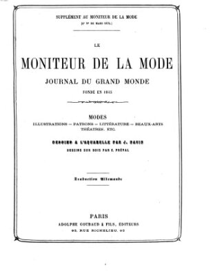 Le Moniteur de la mode Samstag 28. März 1874