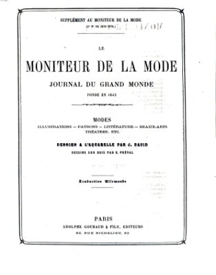 Le Moniteur de la mode Samstag 27. Juni 1874