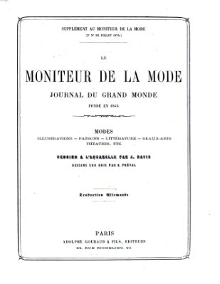 Le Moniteur de la mode Samstag 11. Juli 1874