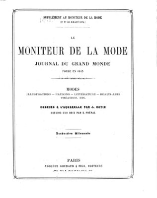 Le Moniteur de la mode Samstag 18. Juli 1874