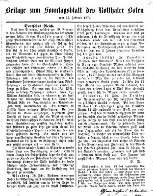 Rottaler Bote Sonntag 22. Februar 1874