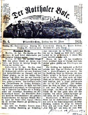 Rottaler Bote Freitag 22. Januar 1875